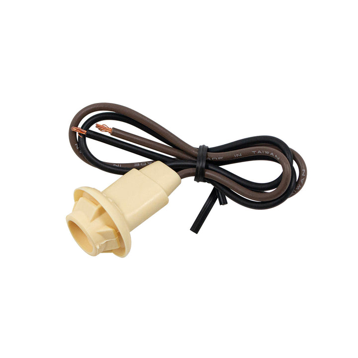 2 - Wire Universal Double Contact Side Marker, Corner &amp; License Plate Light Socket, 1 Pc.