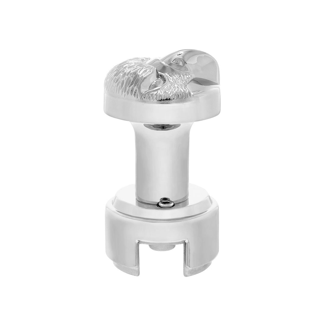 Eagle Thread-On Gearshift Knob With 13/15/18 Speed Adapter - Chrome