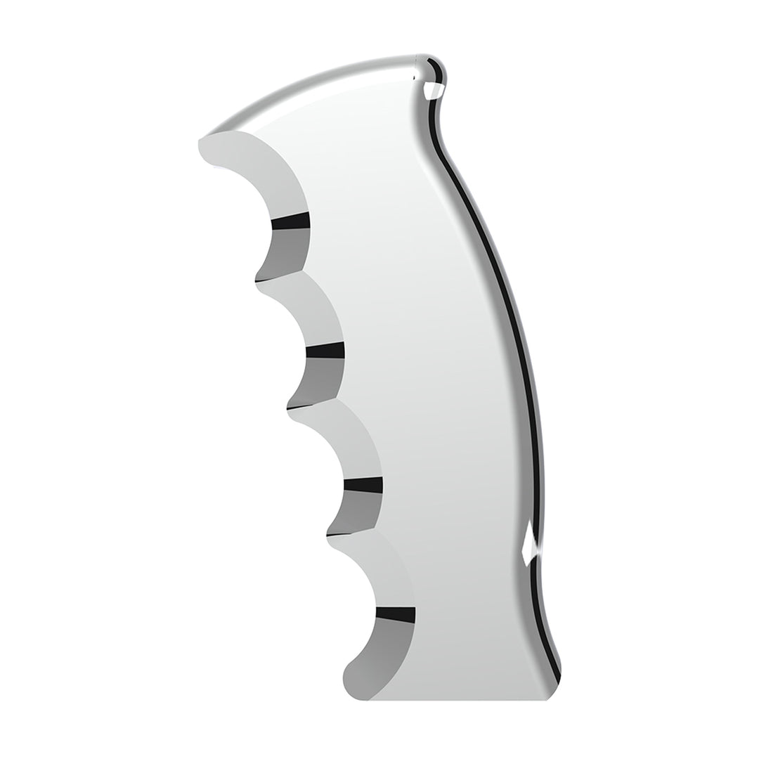 Thread-On Pistol Grip Gearshift Knob - Chrome