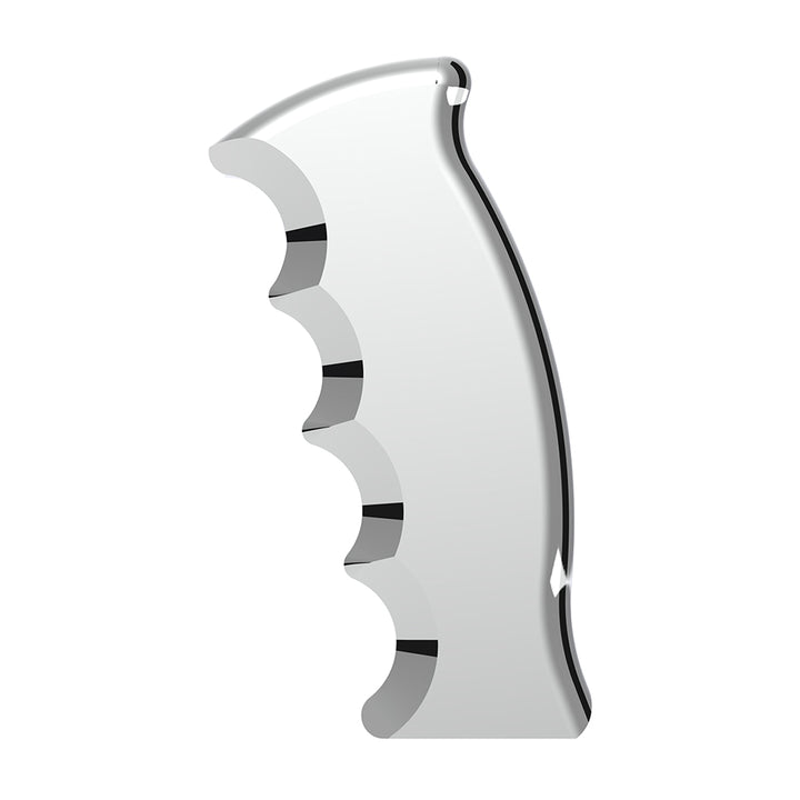 Thread-On Pistol Grip Gearshift Knob - Chrome