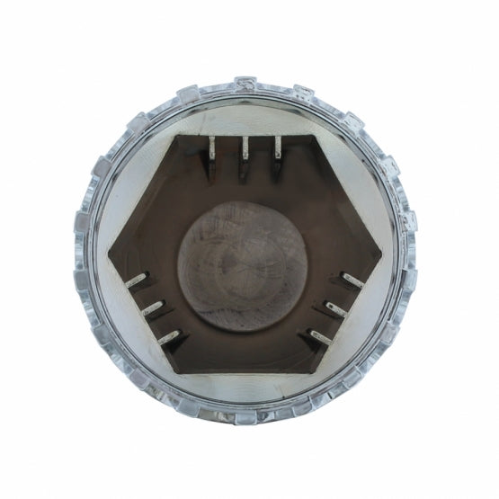 33mm X 2 3/4" Australian Volvo Nut Cover With Flange - Push-On (Bulk)