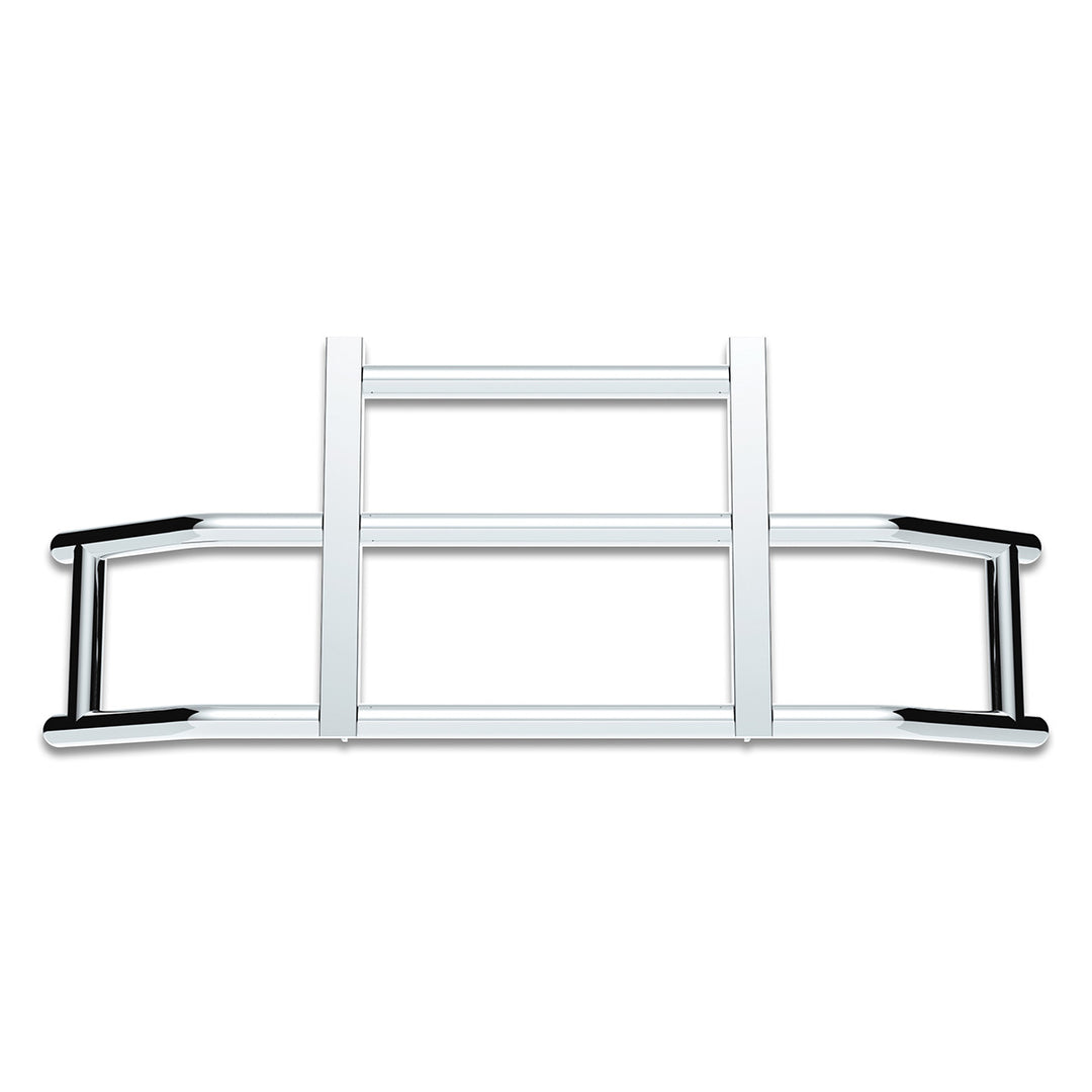 HighwayShield I25 R-304 Stainless Steel Grille Guard &amp; Bracket Kit For 2018-2024 Volvo VNL