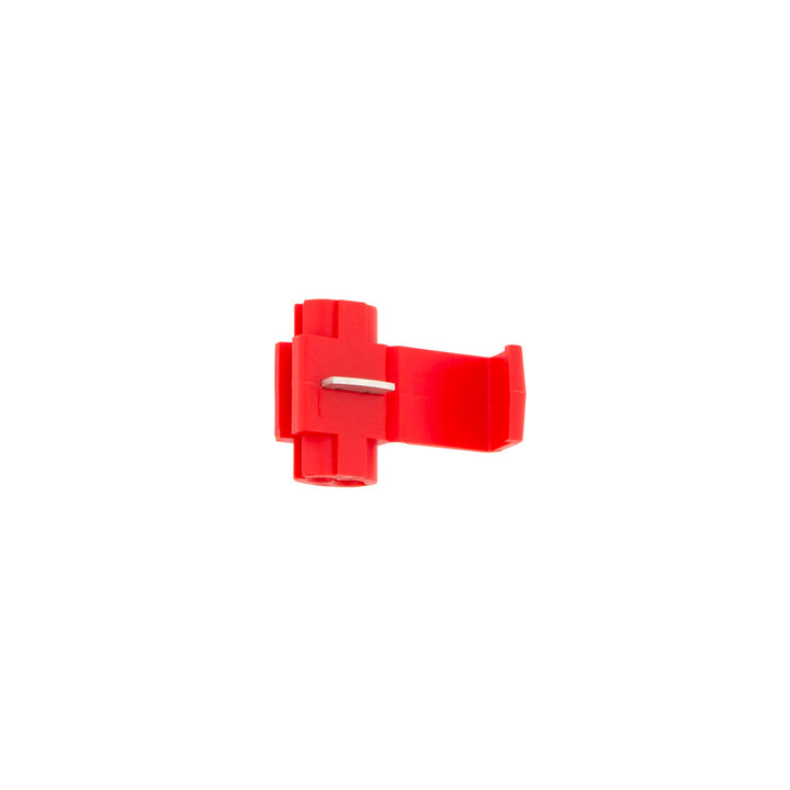 22-16 AWG Red Mid - Line Tap Connector w/ Stop (6-Pack)