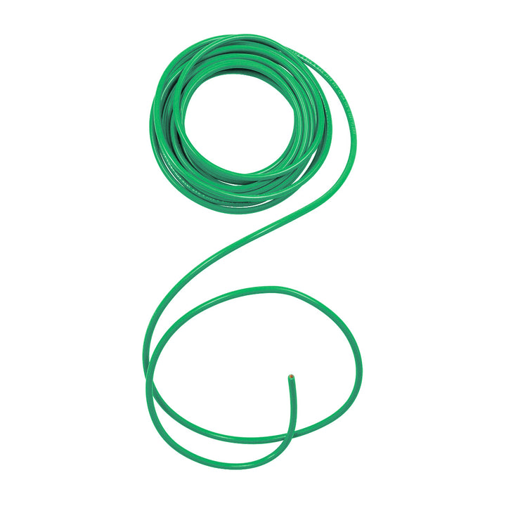 Primary Wire - Rated 80°C 12 AWG, Green 12 Ft.