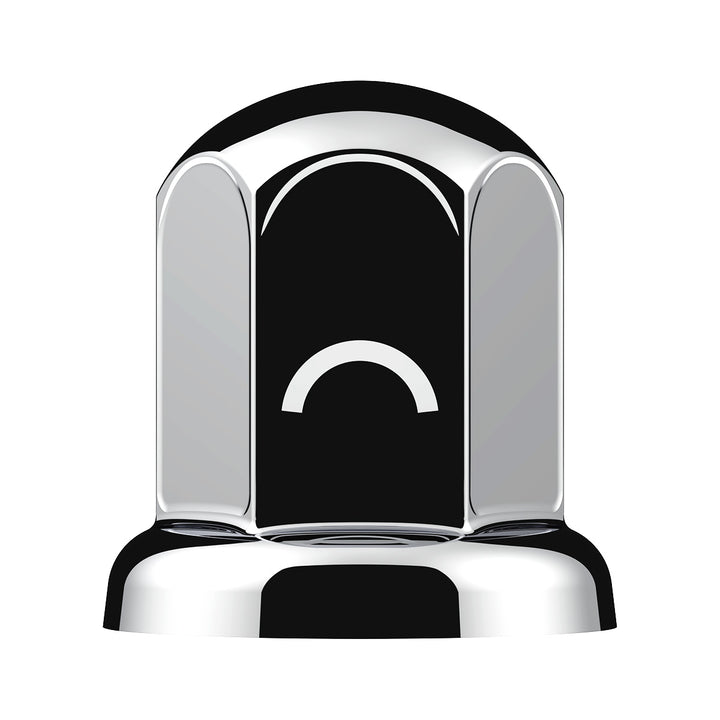 33mm X 2" Chrome Steel Standard Nut Cover With Flange