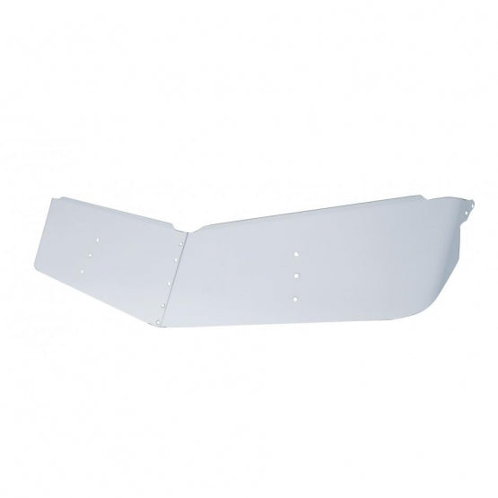 13" Stainless Low Roof Drop Sunvisor For 2004-2007 Peterbilt 379 With Low Roof