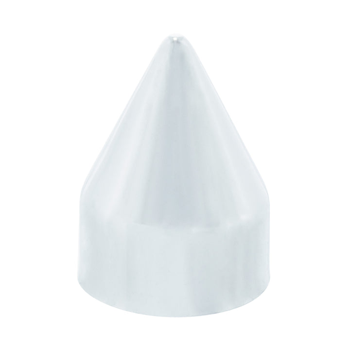 Chrome Plastic Spike Snap-On Screw Head Covers For 