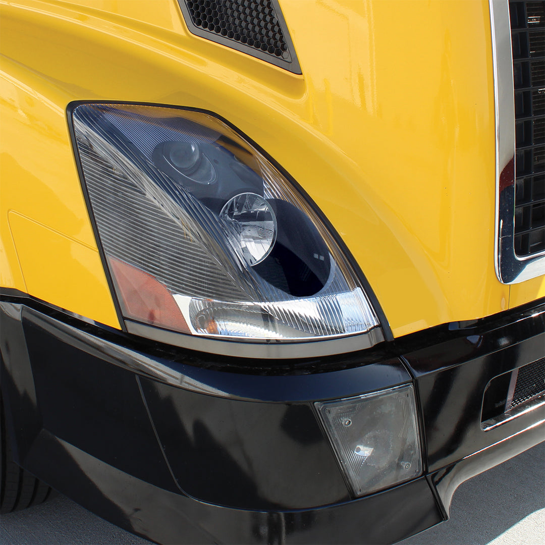 Blackout Headlight For 2003-2017 Volvo VN - Passenger - Competition Series