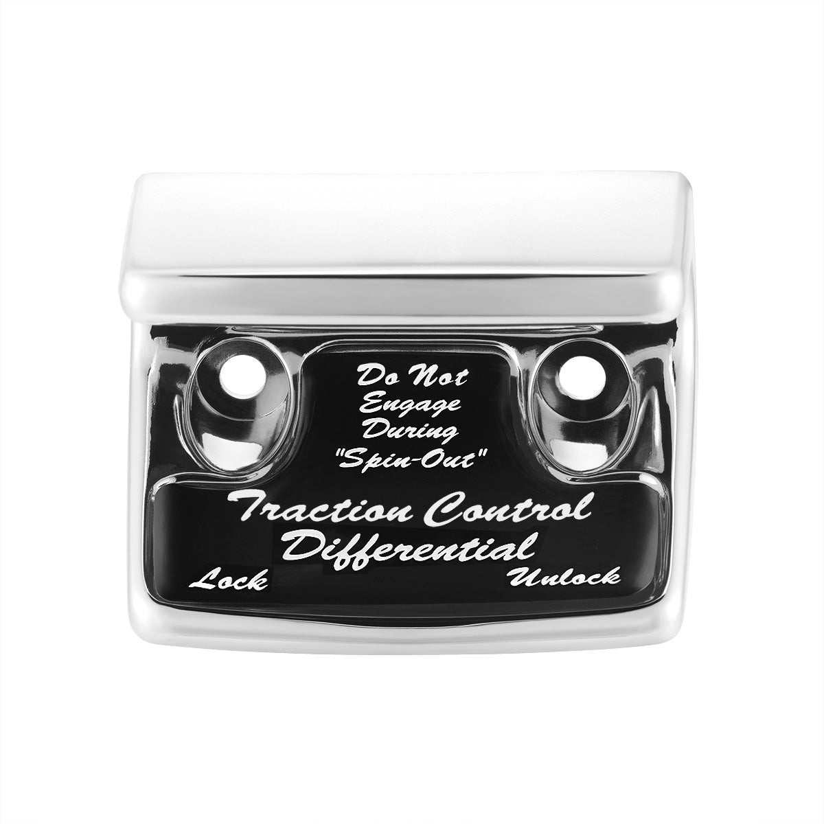 "Traction Control Differential" Switch Guard With Black Sticker