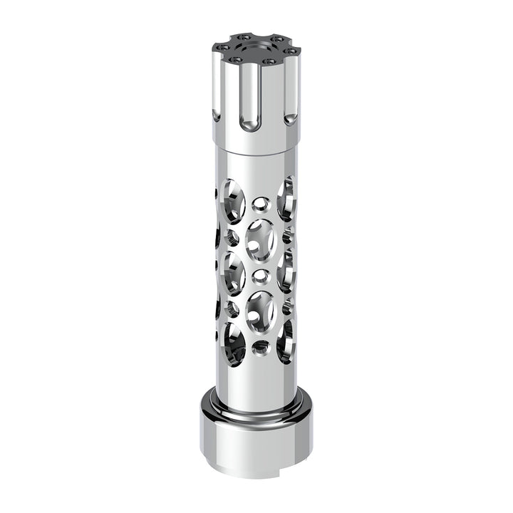 M30 x 3.5 Thread-On Austin Style Gearshift Knob With 9/10 Speed Adapter - Chrome/Vertical
