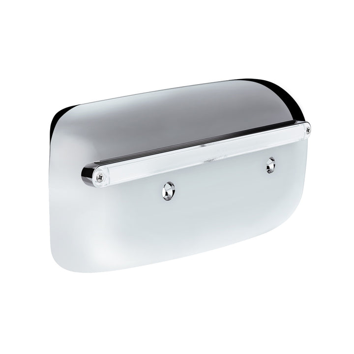 24 LED GloLight Rear Headlight Housing Cover For 2008-2023 Peterbilt 389 (Driver) - Amber LED/Clear Lens