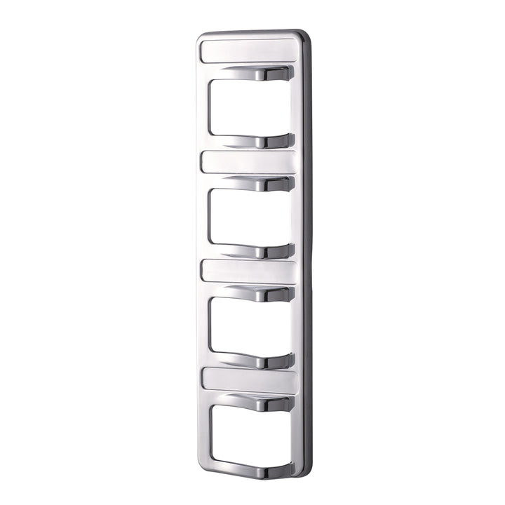 Chrome 4 - Rocker Switch Cover For Peterbilt 579 (2012-2019) &amp; 567 (2014-2019) - 4 Switches