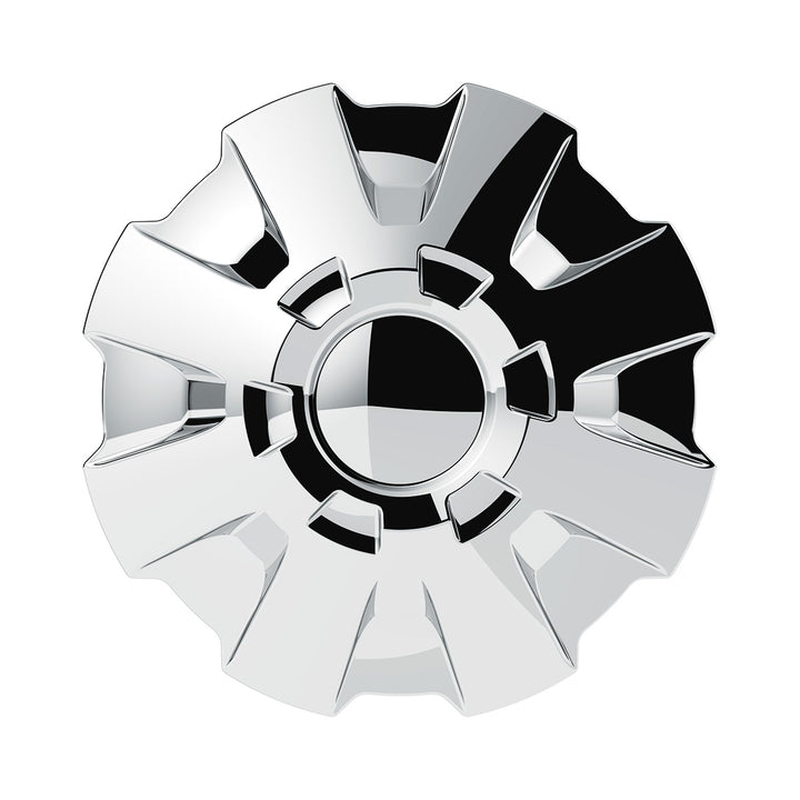 Rubicon Front Axle Cover Kit With 33mm Thread-On Nut Covers - Chrome