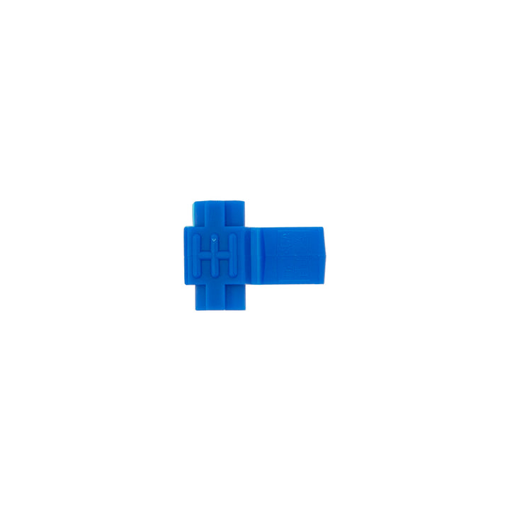 18-14 AWG Blue Mid - Line Tap Connector w/ Stop (6-Pack)