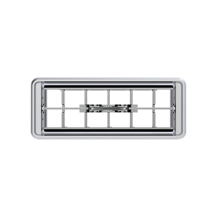 Chrome Plastic A/C Vent For 2001 &amp; Earlier Kenworth - Center