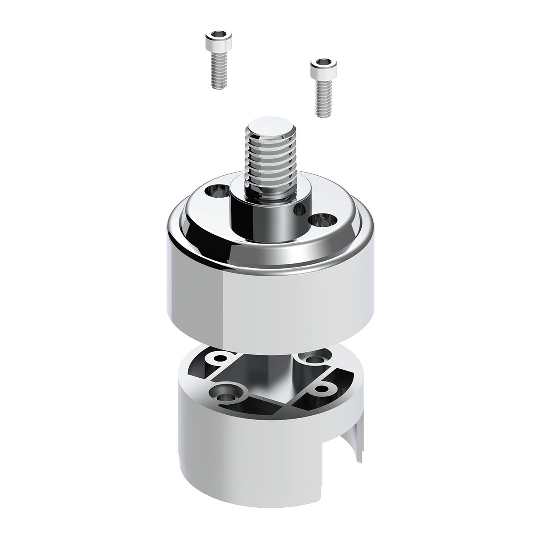 1/2" - 13 Thread-On Shift Knob Mounting Adapter For Eaton Fuller Style 9/10 Shifter - Chrome (Bulk)