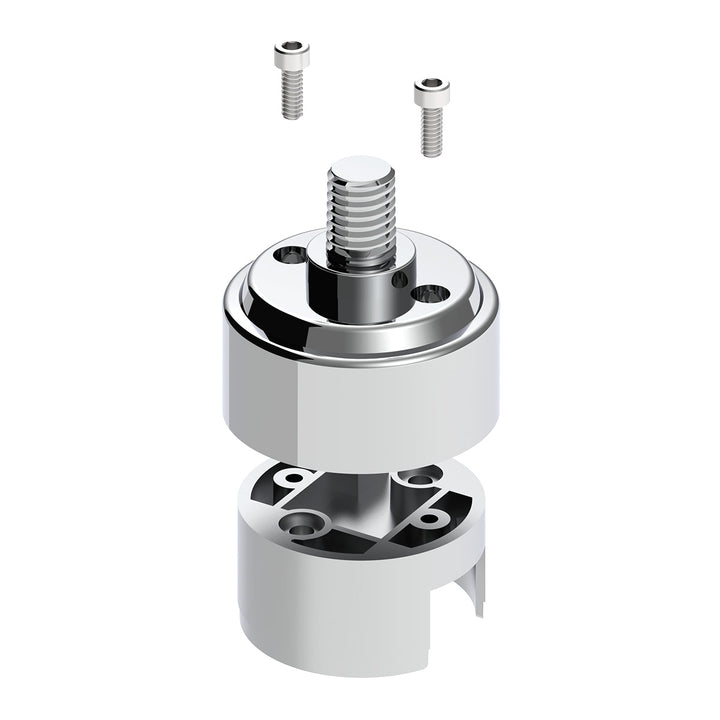 1/2" - 13 Thread-On Shift Knob Mounting Adapter For Eaton Fuller Style 9/10 Shifter - Chrome (Bulk)