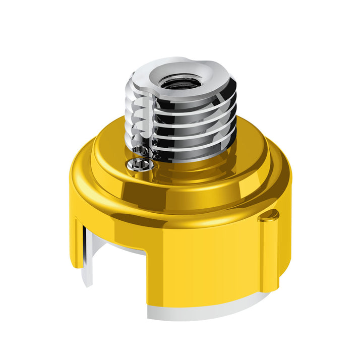 M30 x 3.5 Thread-On Gearshift Adapter W/LED Mount For Eaton - Fuller 13/15/18 Speed - Electric Yellow