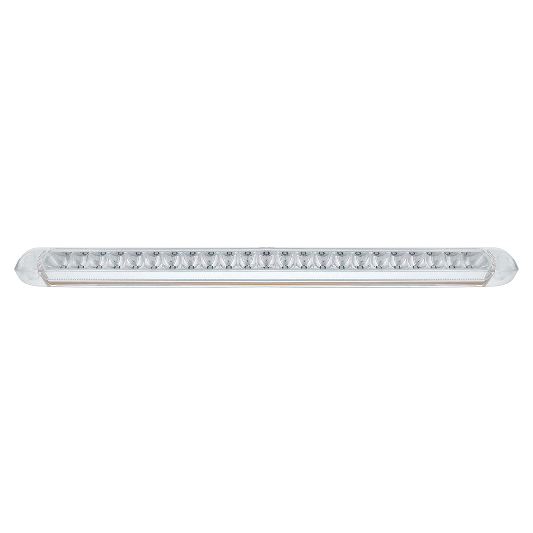 23 SMD LED 17-1/4" Reflector Light Bar Only (Stop, Turn &amp; Tail) - Red LED/Clear Lens (Bulk)