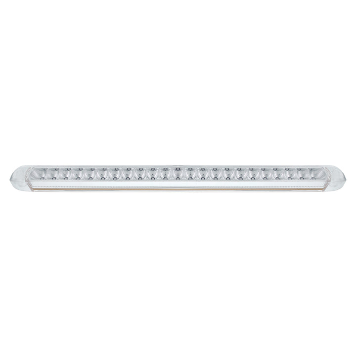 23 SMD LED 17-1/4" Reflector Light Bar Only (Stop, Turn &amp; Tail) - Red LED/Clear Lens (Bulk)