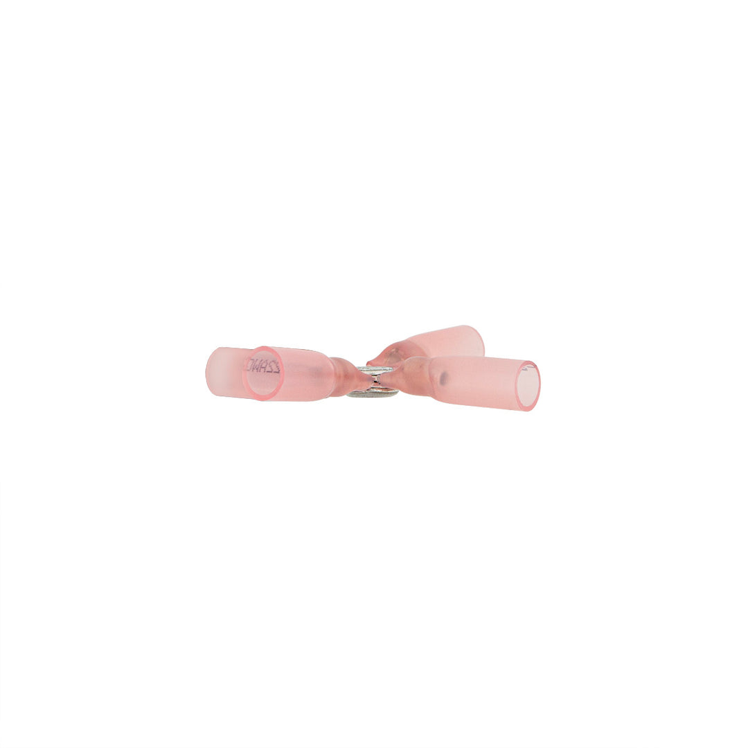 22-18 AWG 4 - Way (X) CS Heat Shrink Connector - Red (5-Pack)