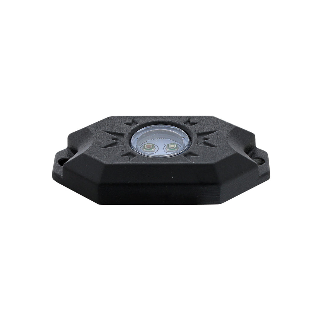 RGB Multi - Color 500 Lumen LED Rock Light 4 - Piece Kit