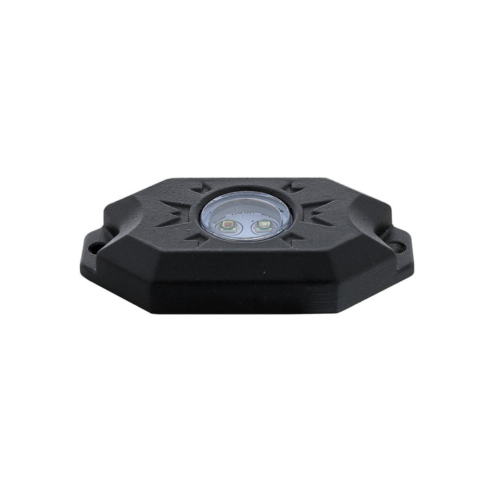 RGB Multi - Color 500 Lumen LED Rock Light 4 - Piece Kit