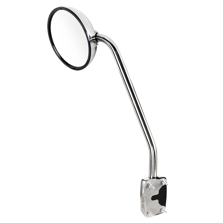 Chrome Hood Mirror For 2013-2021 Kenworth T680 - Driver
