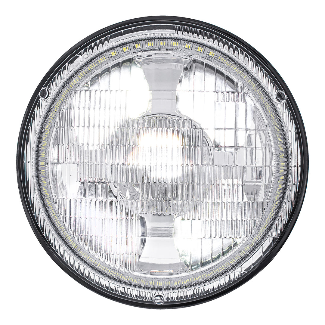 ULTRALIT - High Power LED 7" Projection Light With Dual Color LED Halo &amp; Classic Style Lens