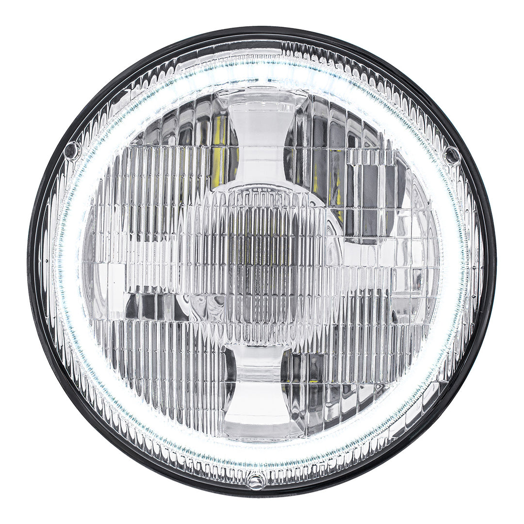 ULTRALIT - High Power LED 7" Projection Light With Dual Color LED Halo &amp; Classic Style Lens