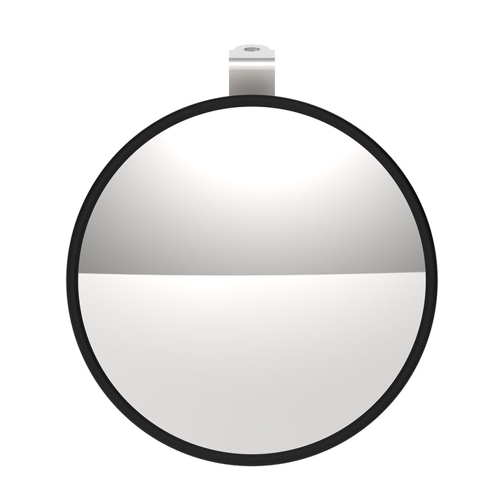 8-1/2" 430 Stainless Steel Convex Mirror With LED - Driver
