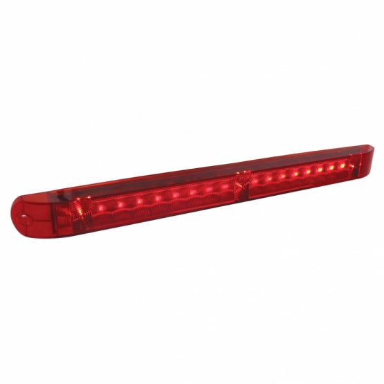 19 LED 17" Light Bar (Stop, Turn &amp; Tail) - Red LED &amp; Lens