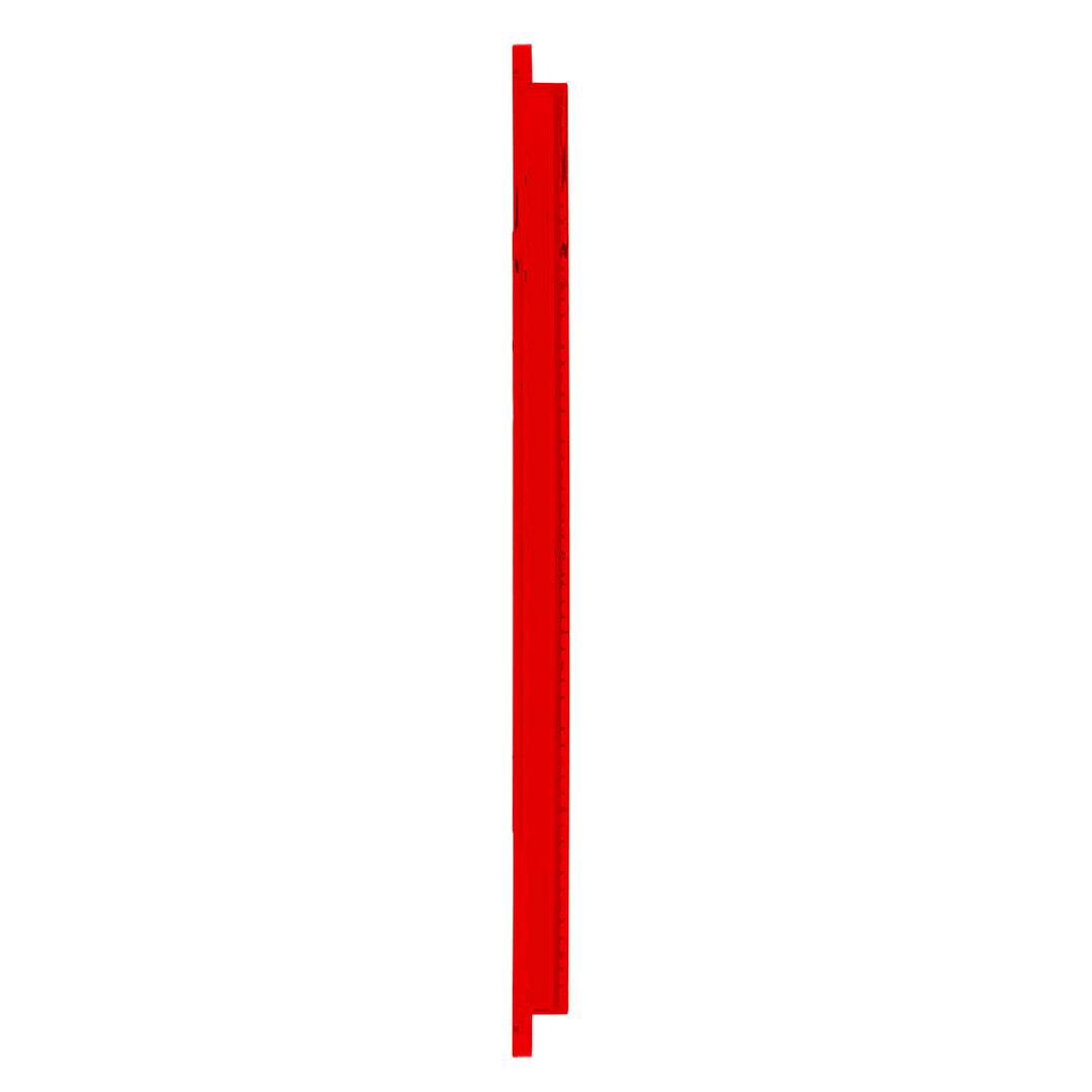 19 LED 12" Reflector Light Bar (Stop, Turn &amp; Tail) - Red LED/Red Lens (Bulk)