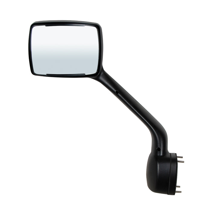 Black Hood Mirror For 2013-2021 Kenworth T680 &amp; 2012-2021 Peterbilt 579 - Driver
