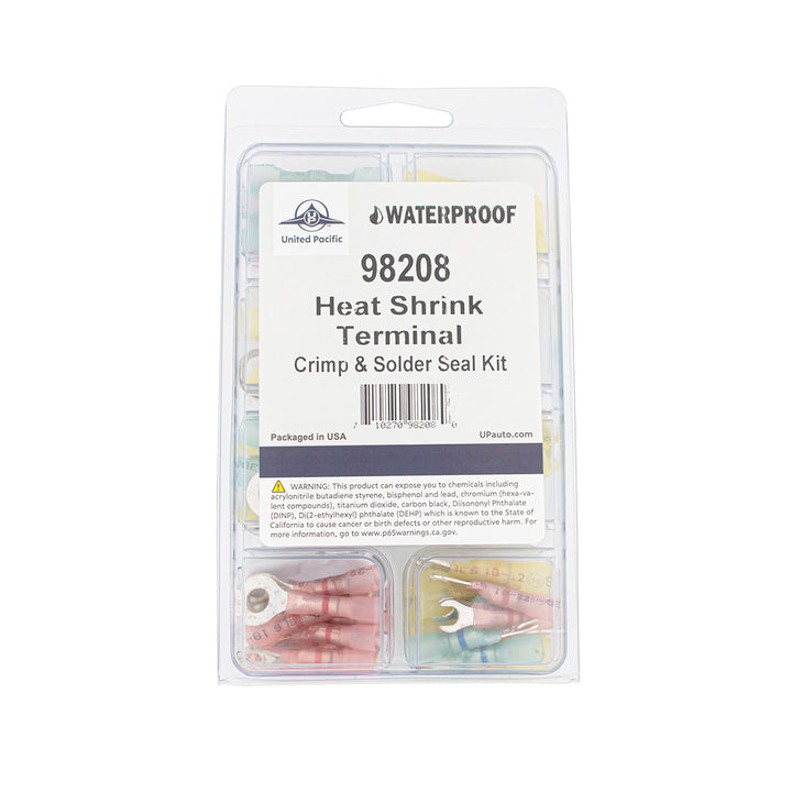 Crimp &amp; Solder Seal Heat Shrink Terminal Kit (60-Pack)