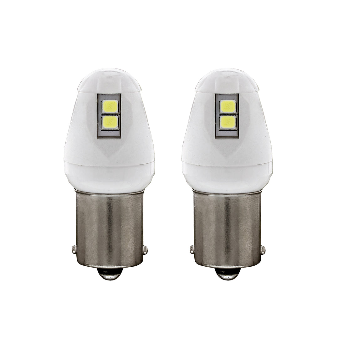 High Power 8 LED 1156 Type Bulb - White (Card of 2)