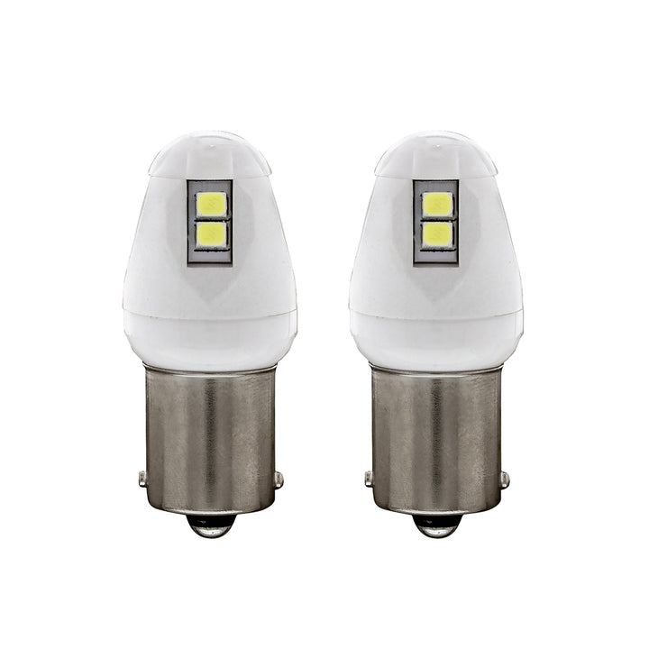 High Power 8 LED 1156 Type Bulb - White (Card of 2)