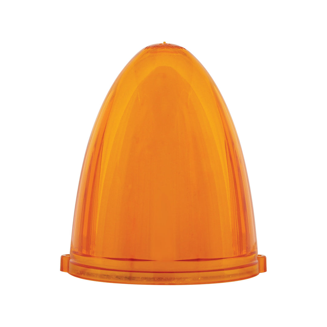9 LED Dual Function GloLight Watermelon Grakon 1000 Style Cab Light - Amber LED/Amber Lens