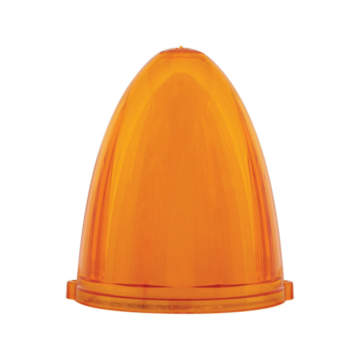 9 LED Dual Function GloLight Watermelon Grakon 1000 Style Cab Light - Amber LED/Amber Lens