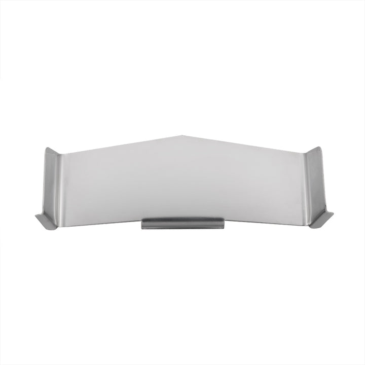 Stainless Steel Visor For 4" x 6" Rectangular Headlight, Flat Top Style