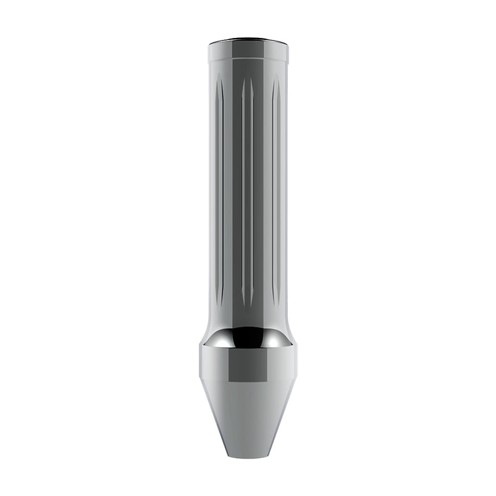 Dallas Style Grooved Grip Handle With Beer Tap Adapter - Chrome