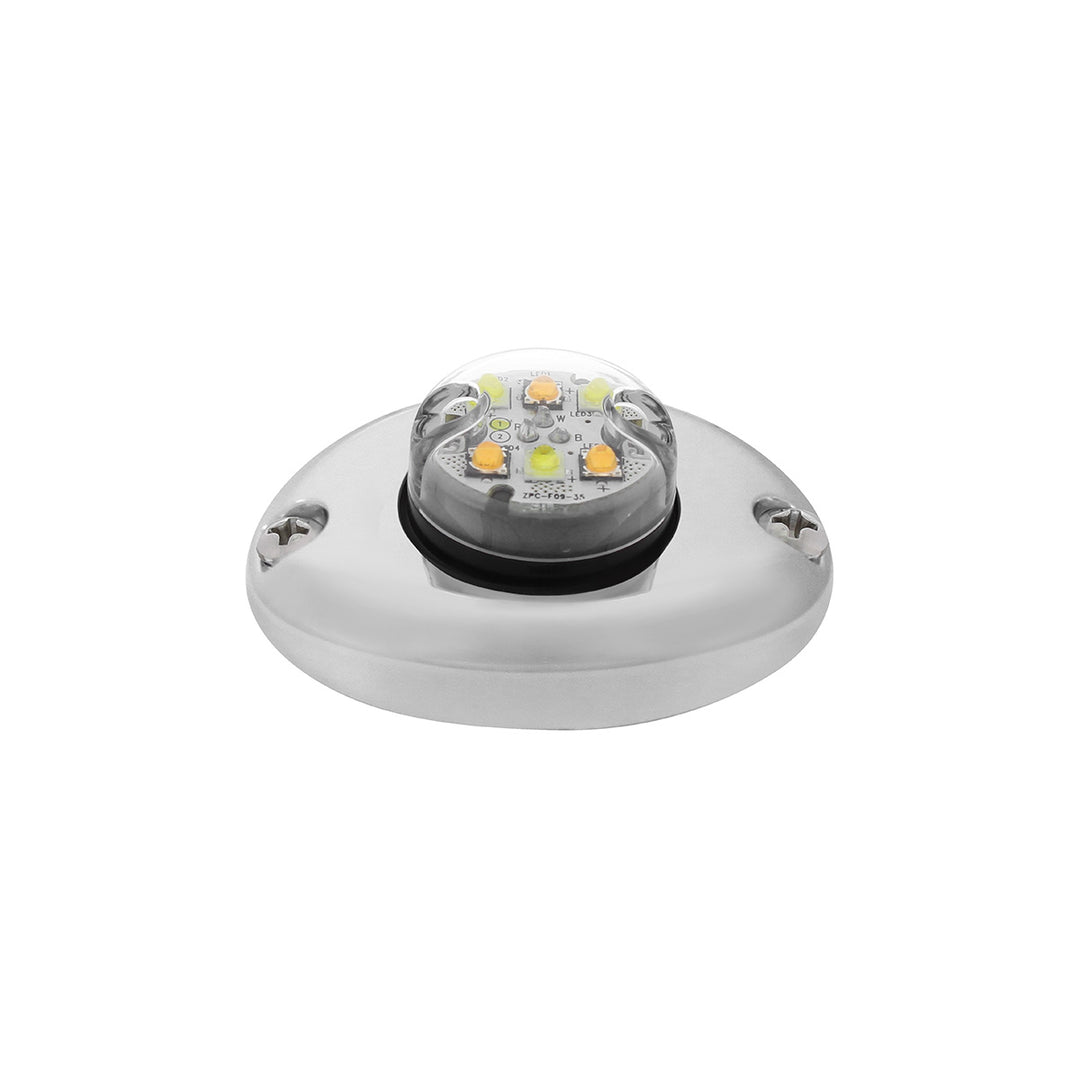6 LED 1" Warning Light - Split Color