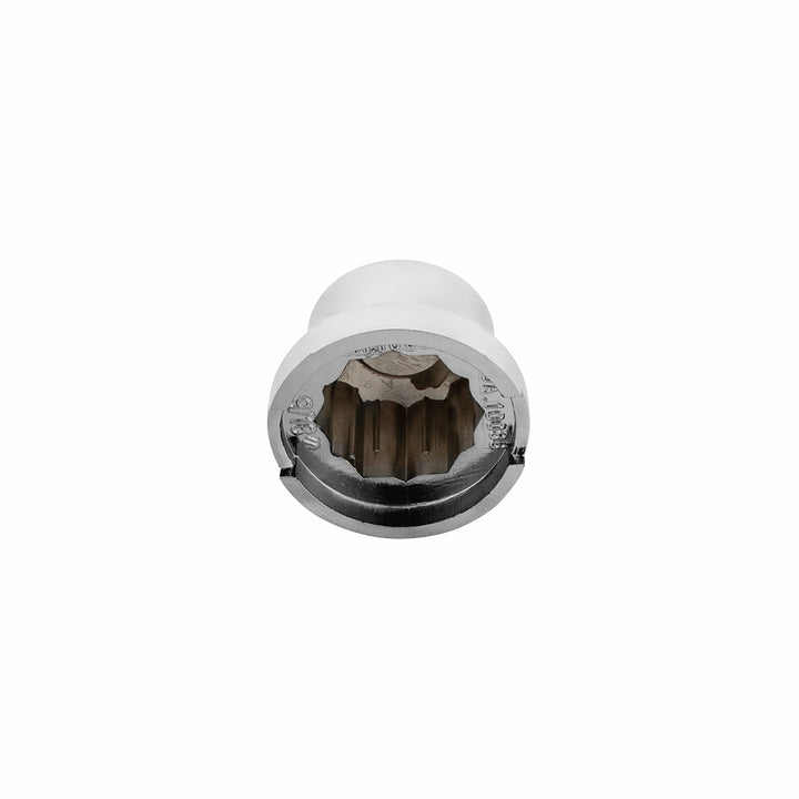 9/16" x 1-1/4" Chrome Plastic Pointed Nut Covers - Push-On (10-Pack)
