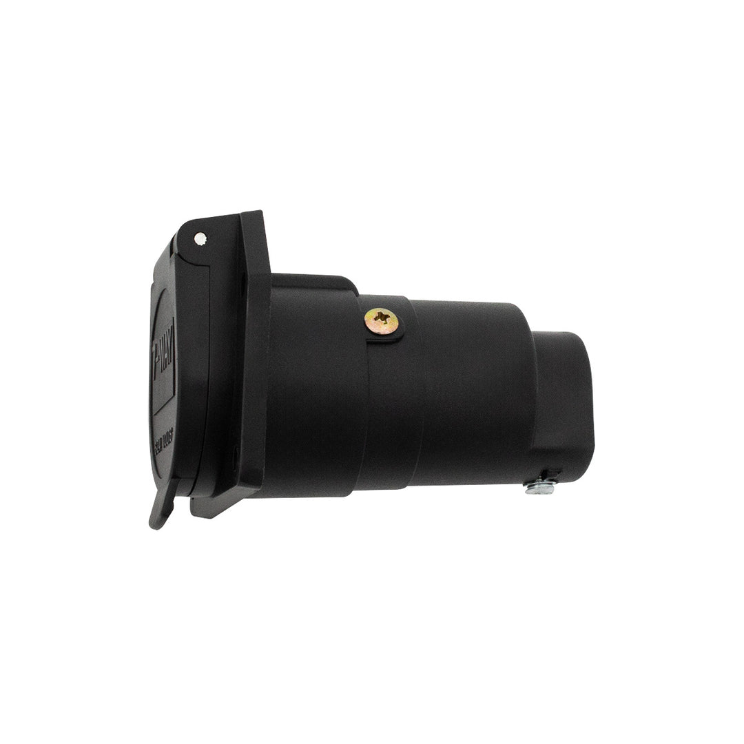 Round 7 - Way Male Connector - Flat Pin