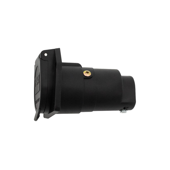 Round 7 - Way Male Connector - Flat Pin