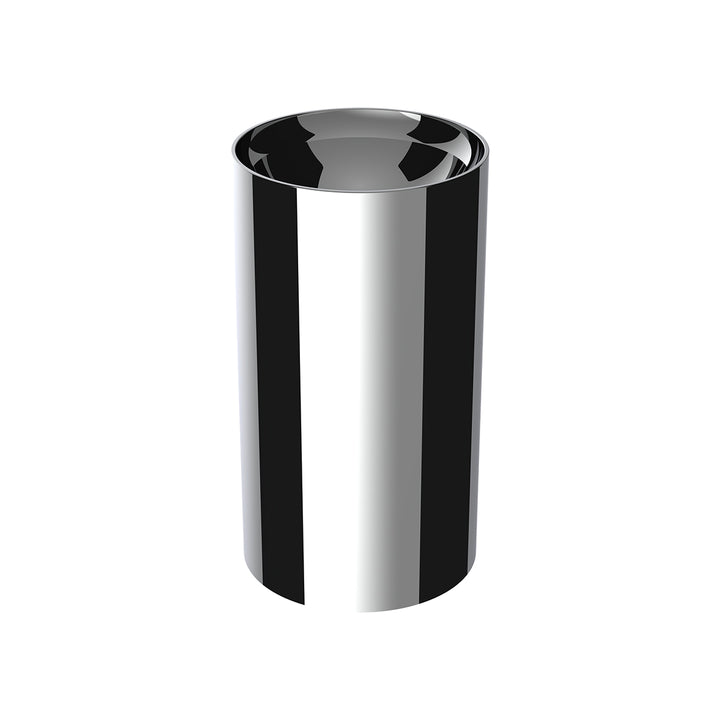 33mm X 3/4" Chrome Plastic Concave Top Nut Cover - Thread-On (Bulk)