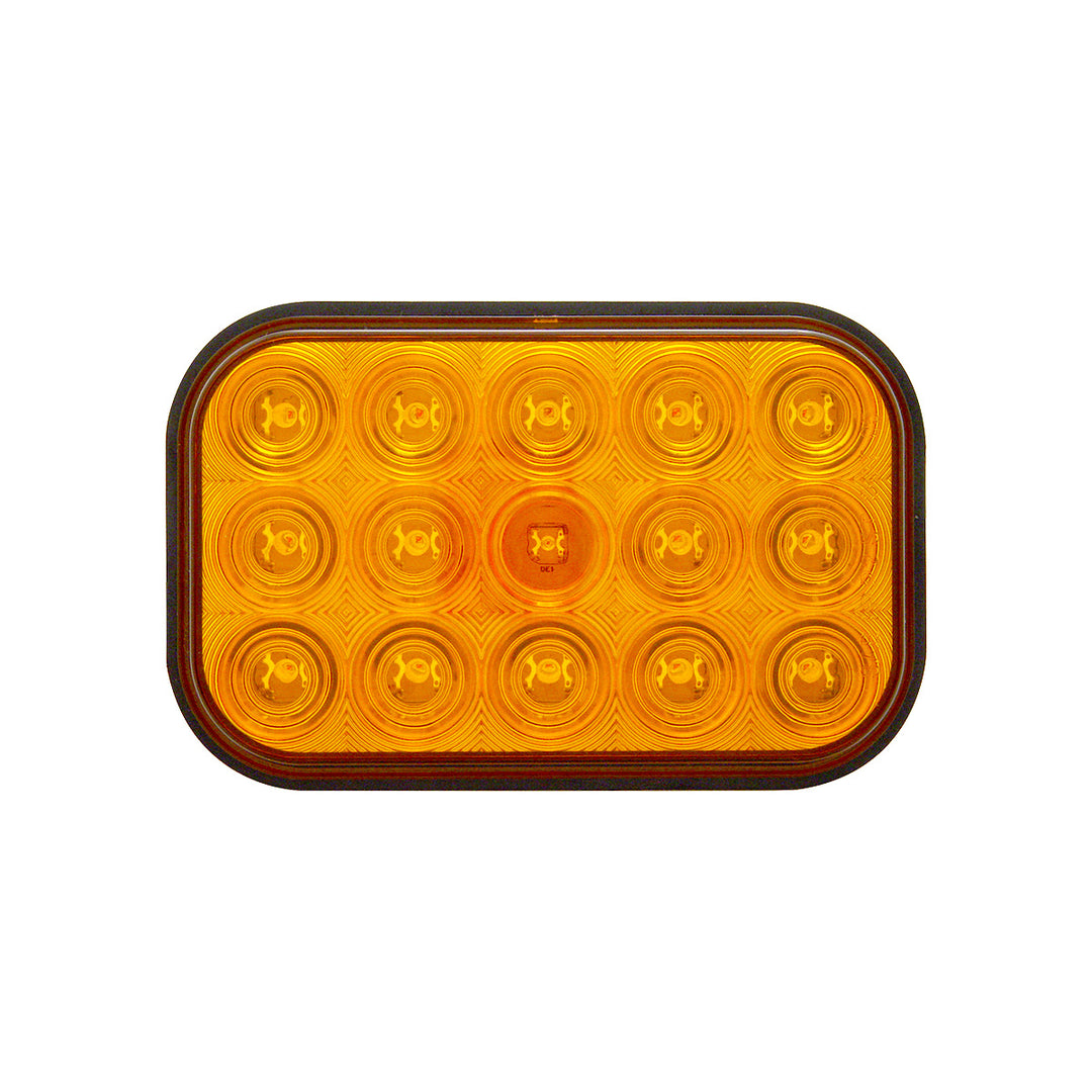 15 LED Rectangular Turn Signal Light - Amber LED/Amber Lens (Bulk)