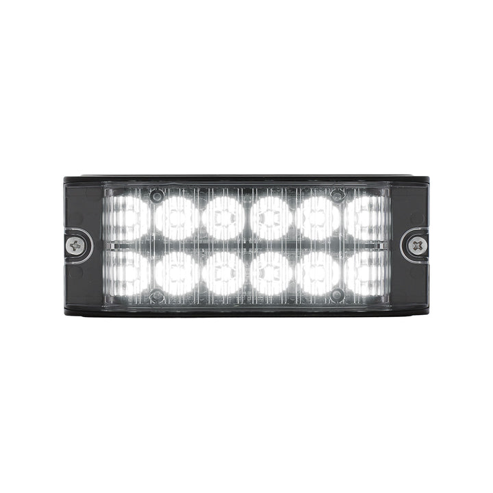 12 High Power LED Low Profile Warning Lighthead - White LED