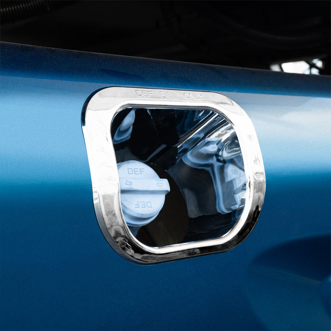 Chrome Plastic DEF Filler Trim For 2012-2021 Peterbilt 579