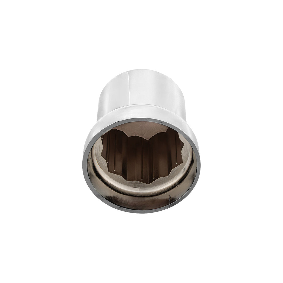 33mm X 2-1/4" Chrome Plastic Pointed Nut Cover - Push-On (Bulk)